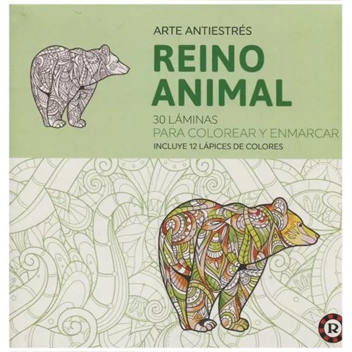 Libro mandalas reino animal comprar oferta pintar imágenes