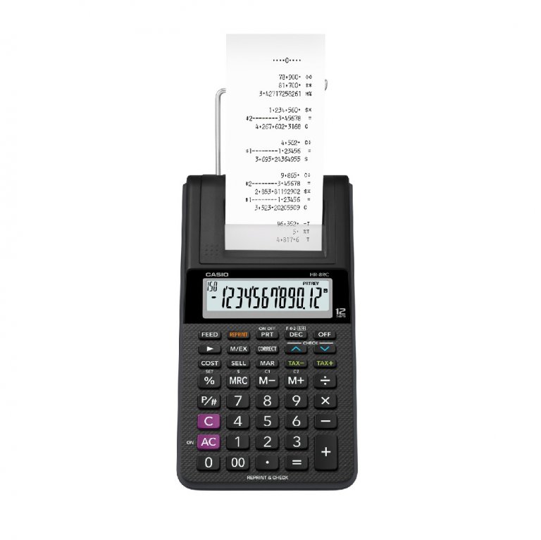 Calculadora negra casio hotsell