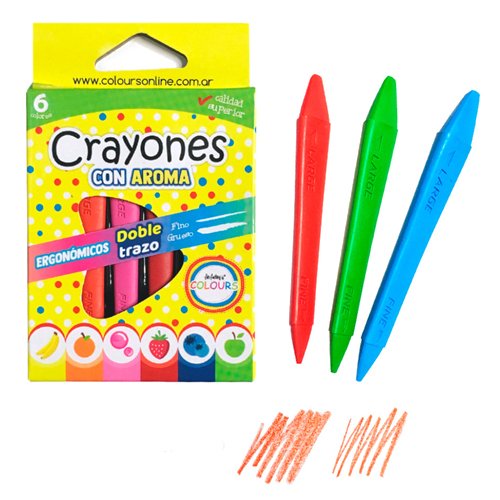 Crayola: Caja X6 Crayolas De Gel Con Aromas